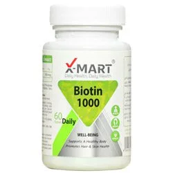 قرص بیوتین 1000 ایکس مارت 60 عدد