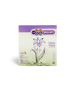 کاندوم بسیار نازک ایکس دریم XDream مدل Ultra Thin بسته 3 عددی