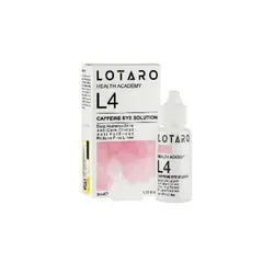 محلول دور چشم حاوی کافئین ال 4 لوتارو 30 میلی لیتر