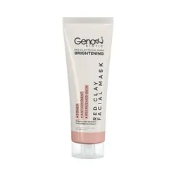 ماسک خاک رس قرمز صورت و گردن ژنو بایوتیک 100 میل دواسنتر