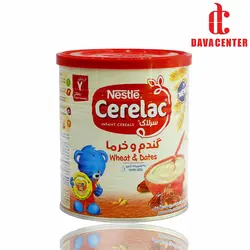 غذای کمکی کودک سرلاک گندم و خرما به همراه شیر نستله 400g