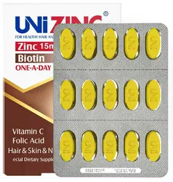 قرص تقویت سیستم ایمنی بدن يونی زينک لیبرتی 60 عددی