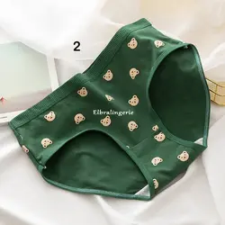 شورت زنانه نخی خرسی تدی بیر سبز
