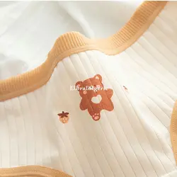 شورت زنانه کبریتی خرس قهوه ای Happy کد 02 - البرا