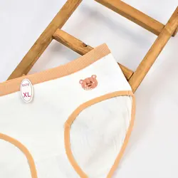 شورت زنانه کبریتی خرس قهوه ای Happy کد 01 - البرا