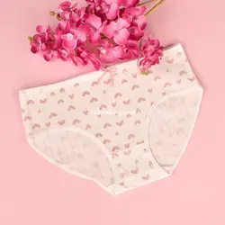 شورت نخی زنانه قلب و هلو کد 05 - البرا