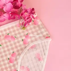 شورت نخی زنانه قلب و هلو کد 02 - البرا