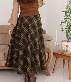 ست جلیقه دامن پاییزی دخترانه