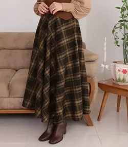 ست جلیقه دامن پاییزی دخترانه