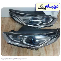 چراغ جلو سوناتا هیبریدی مدل ۲۰۱۶ تا ۲۰۱۸ چپ و راست