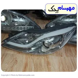 چراغ جلو و چراغ عقب (دست کامل) جنسیس ۲۰۱۳ مدل ۲۰۱۳ فول چپ و راست