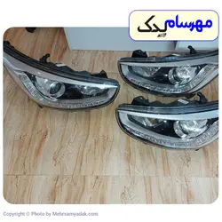 چراغ جلو هیوندا اکسنت کرمان موتور وارداتی مدل ۲۰۱۶