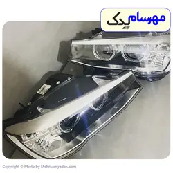 چراغ جلو و طلق چراغ BMW X3 مدل ۲۰۰۷ تا ۲۰۱۴ چپ و راست