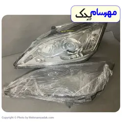 چراغ جلو و طلق چراغ لکسوس ES/iS مدل ۲۰۰۹ تا ۲۰۱۴ چپ و راست