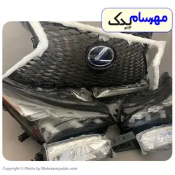 چراغ جلو و طلق چراغ و جلو پنجره لکسوس NX نایکی مدل ۲۰۱۷ چپ و راست