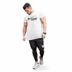 تیشرت ورزشی مردانه نایک مدل MuB-JDi 2131 طوسی