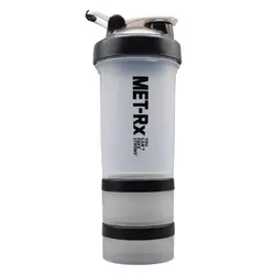شیکر سه تیکه ورزشی متریکس مدل STRONG-1408 ظرفیت 0.5 لیتر