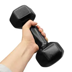 دمبل بدنسازی رکورد مدل Strong روکش دار وزن 4.0 کیلو گرم بسته دو عددی