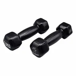 دمبل بدنسازی رکورد مدل Strong  روکش دار وزن 1.5 کیلو گرم بسته دو عددی