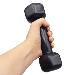 دمبل بدنسازی رکورد مدل Strong  روکش دار وزن 1.5 کیلو گرم بسته دو عددی