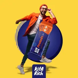 پکیچ شکلات پروتئین بار کیتاریچ زردآلو و آلو با روکش کاکائو تلخ 45 گرمی بسته 12 عددی