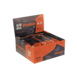 پکیچ شکلات پروتئین بار کیتاریچ زردآلو و آلو با روکش کاکائو تلخ 45 گرمی بسته 12 عددی