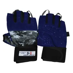 دستکش بدنسازی آندر آرمور مدل GDS-150 چریکی FREE SIZE