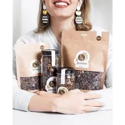 گرانولا شکلاتی مدل شیشه بزرگ 380 گرمی