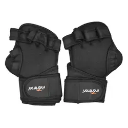 مچبند و محافظ کف دست بدنسازی مردانه مدل SuperGrip -402M1290 مشکی