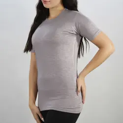 تیشرت ورزشی زنانه نایک مدل Mub-342 طوسی