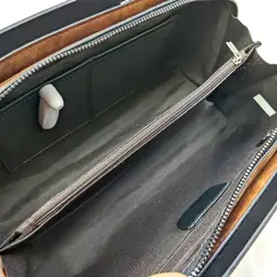 کیف زیبای زنانه برند چرم طبیعی گلدوزی شده وارداتی مدل 569