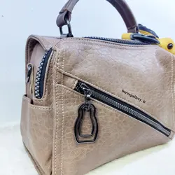 کیف برند 3 کاره زنانه چرم طبیعی وارداتی جین مانکس یو JINMANXUE مدل 712