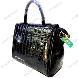 کیف زنانه مجلسی ورنی سنگی طرح ورساچه