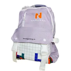 کوله پشتی نانابگ- کیف مدرسه خارجی وارداتی مارک NANABAG,پارچه ای سبک جادار