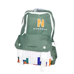 کوله پشتی نانابگ- کیف مدرسه خارجی وارداتی مارک NANABAG,پارچه ای سبک جادار