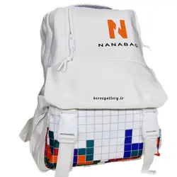 کوله پشتی نانابگ- کیف مدرسه خارجی وارداتی مارک NANABAG,پارچه ای سبک جادار