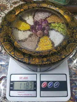 حلوای رنگینک خرما، پر مغز، 1 کیلویی