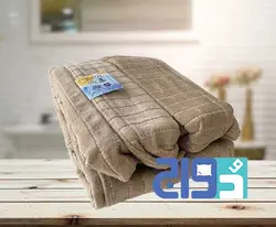 حوله تن پوش پالتویی تنپاک رنگ نسکافه ای سایز۱۴۵