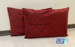 روبالشتی مخمل سنتی (زرشکی) کد 140110281