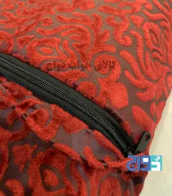 روبالشتی مخمل سنتی (زرشکی) کد 140110281