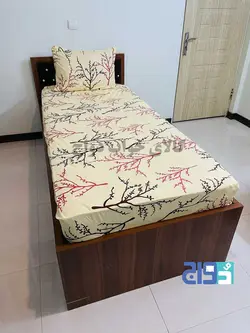 خرید آنلاین ملحفه کشدار تخت یک‌نفره مدل ماکائو صورتی