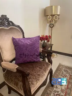 روکوسنی مخمل برجسته رنگ یاسی کد 140109251