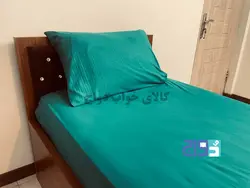 روتختی کشدار تشک یک و نیم نفره ساده تک رنگ ( سبز) کد 140203151