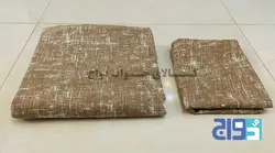 ملحفه تشک زمینی طرح پتینه نسکافه ای