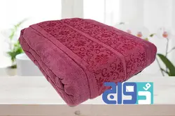 حوله تن پوش لاله تبریز(LALEH) رنگ پوست پیازی سایز 135