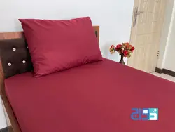 روتختی کشدار تک نفره بزرگ (عرض ۱۲۰) رنگ زرشکی