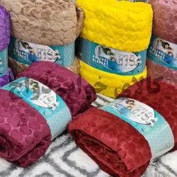 خرید پتوی مسافرتی ژله‌ای و بسیار گرم تیسا رنگ صورتی