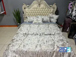 سرویس روتختی مخمل آیسو ترک + (۳تکه هدیه) کد 140208241