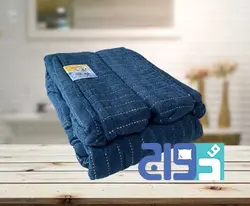 حوله تن پوش تنپاک رنگ سرمه‌ای سایز۱۲۵