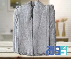 حوله تن پوش لاله تبریز(LALEH) رنگ طوسی سایز۱۳۵